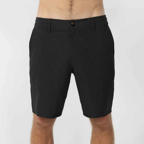 O'Neill Reserve Heather 19" Hybrid Short - Heather Black