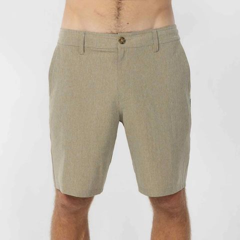 O'Neill Reserve Heather 19" Hybrid Short - Heather Khaki