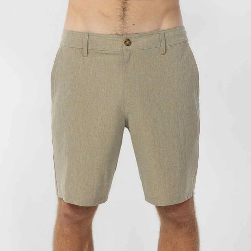 O'Neill Reserve Heather 19" Hybrid Short - Heather Khaki