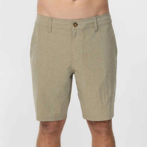 O'neill Reserve Heather 21" Hybrid Short - Heather Khaki