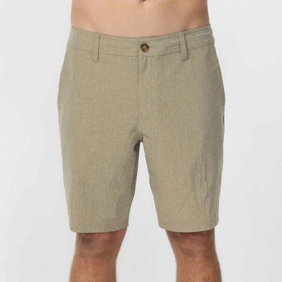 O'neill Reserve Heather 21" Hybrid Short - Heather Khaki