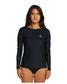 O'Neill Salina Long Sleeve UV Rash Vest - Black Night Jungle