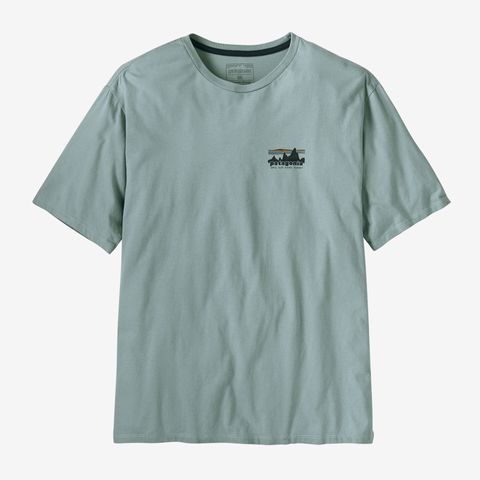 Patagonia '73 Skyline Organic T-Shirt - Thermal Blue