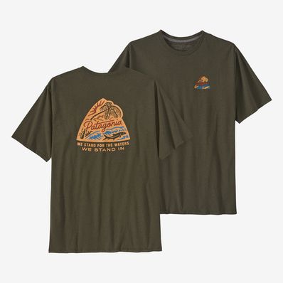 Patagonia Take  Stand Responsibilit-Tee - Bayou Badge:Basin Green