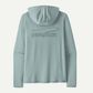 Patagonia Tropic Comfort Natural Graphic Sun Hoody - Casting Logo: Thermal Blue 