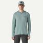 Patagonia Tropic Comfort Natural Graphic Sun Hoody - Casting Logo: Thermal Blue 