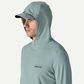 Patagonia Tropic Comfort Natural Graphic Sun Hoody - Casting Logo: Thermal Blue 