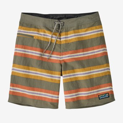 Patagonia Wavefarer Boardshorts 19" - Southern Swell: River Rock Green