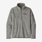 Patagonia Women's Better Sweater 1/4 Zip Fleece - Birch White