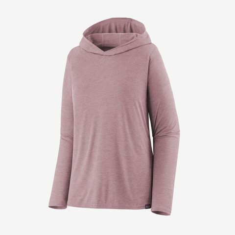 Patagonia Women's Capilene Cool Daily Hoody - Stormy Mauve - Light Stormy Mauve X-Dye