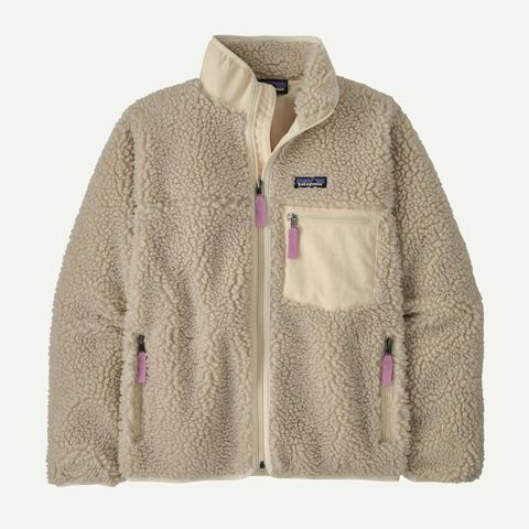 Patagonia Women's Classic Retro-X&reg; Fleece Jacket - Natural w/Light Violet