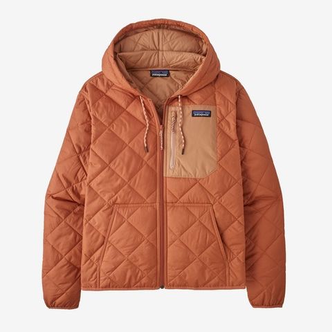 Patagonia Women's Diamond Quilted Bomber Hoody - Sienna Clay