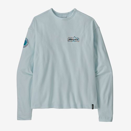 Patagonia Women's Lightweight Unity Fitz Wildrise Crew neck - Chilled Blue