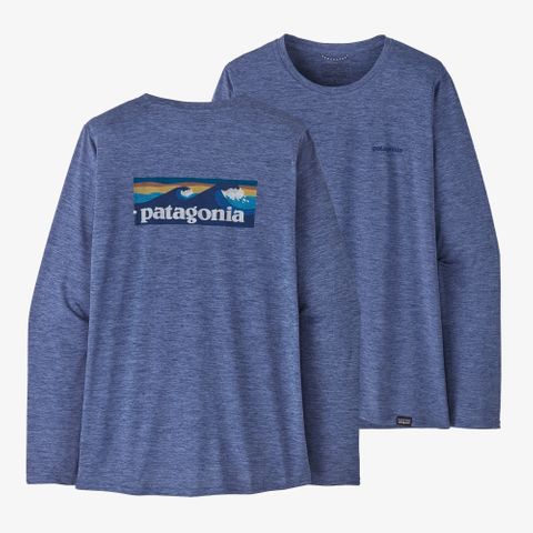 Patagonia Women's Long Sleeve Capilene Tee - Current Blue