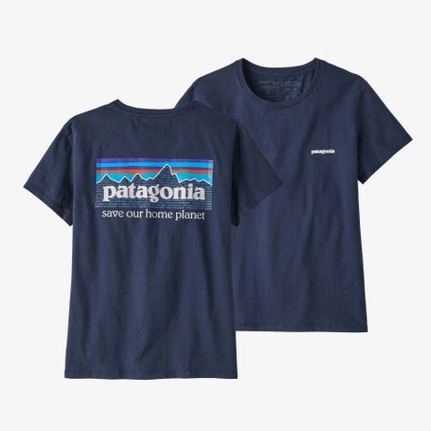 Patagonia Women's P-6 Mission Organic Tee - New Navy