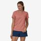 Patagonia Women's P-6 Mission Organic T-Shirt - Sunfade Pink