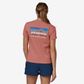Patagonia Women's P-6 Mission Organic T-Shirt - Sunfade Pink