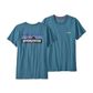 Patagonia Women's P-6 Logo Organic Crew T-Shirt - Abalone Blue