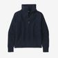 Patagonia Women's Re Wool-Blend 1/4 Zip Sweater - Smolder Blue