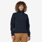 Patagonia Women's Re Wool-Blend 1/4 Zip Sweater - Smolder Blue