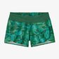 Patagonia Women's Stretch Hydropeak Surf Short - Cliffs and Waves: Conifer Green