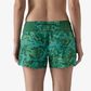 Patagonia Women's Stretch Hydropeak Surf Short - Cliffs and Waves: Conifer Green