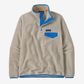 Patagonia Women's Synchilla Snap-T Pullover - Oatmeal Heather/Vessel Blue