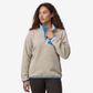 Patagonia Women's Synchilla Snap-T Pullover - Oatmeal Heather/Vessel Blue