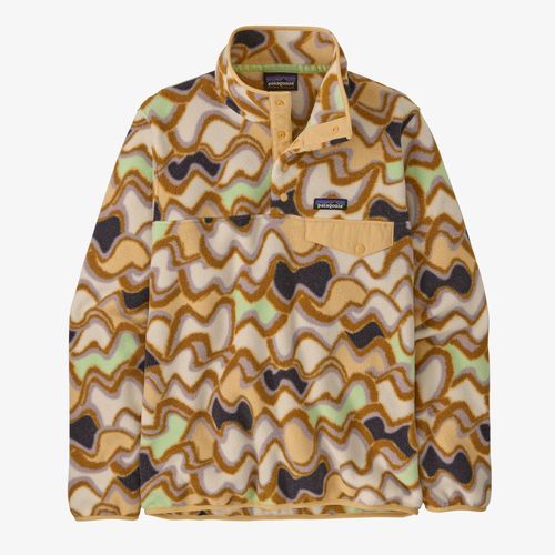 Patagonia&nbsp;Women's Synchilla Snap-T Pullover - Small Currents/Natural