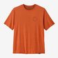 Patagonia Capilene Cool Daily Graphic Shirt - Lands Spoke Stencil: Redtail Rust X-Dye