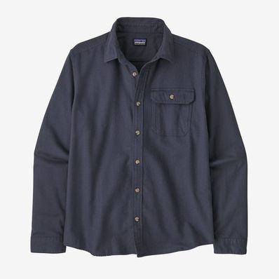 Patagonia Cotton in Conversion Lightweight Fjord Flannel Shirt - Smolder Blue