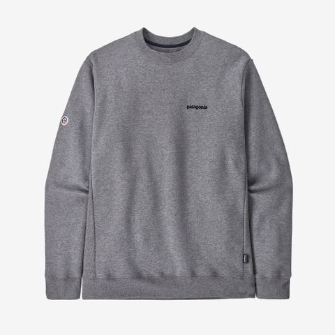 Patagonia Fitz Roy Icon Crew - Gravel Heather
