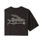 Patagonia Flying Fish Organic T-Shirt- Black
