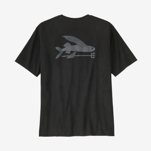 Patagonia Flying Fish Responsibili-Tee: Ink Black