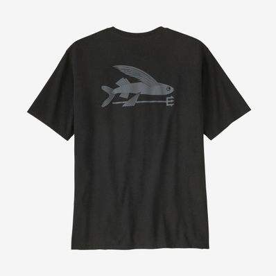Patagonia Flying Fish Responsibili-Tee: Ink Black