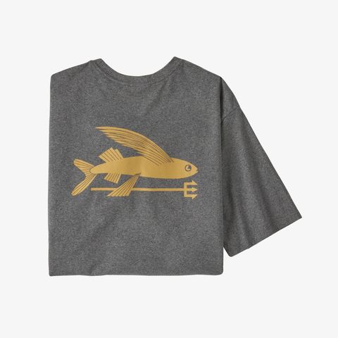 Patagonia Flying Fish Responsibiliti-Tee - Gravel Heather