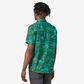 Patagonia Go To Shirt - Cliffs and Waves: Conifer Green