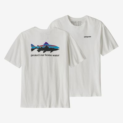 Patagonia Home Water Trout Organic T-Shirt - White