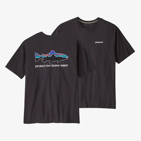 Patagonia Home Water Trout Organic T-Shirt - Ink Black