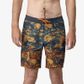 Patagonia Hydropeak Boardshorts - 18" - Cliffs and Coves: Pufferfish Gold