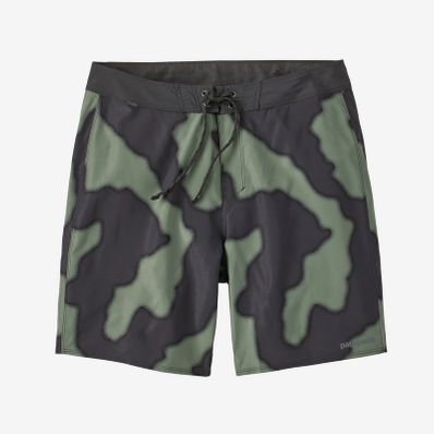 Patagonia Hydropeak Boardshorts 18 - Clouds/Hemlock Green