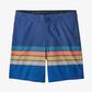 Patagonia Hydropeak Boardshorts 18" - Santa Cruz Stripe/ Superior Blue 