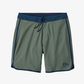 Patagonia Hydropeak Scallop Boardshorts 18" - Flying Fish Patch / Hemlock Green