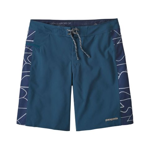 Men's Short Board Shorts  The Rincon 15 Trunks in Carolina Blue