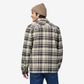 Patagonia Insulated Organic Cottin Midweight Fjord Flannel Shirt - Ice Caps: Smolder Blue
