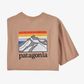 Patagonia Line Logo Ridge Label Pocket Responsibili-Tee - Dark Camel