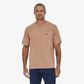 Patagonia Line Logo Ridge Label Pocket Responsibili-Tee - Dark Camel