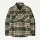 Patagonia Lightweight Insulated Fjord Flannel Shirt - Ashore: Old Growth Green