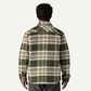 Patagonia Lightweight Insulated Fjord Flannel Shirt - Ashore: Old Growth Green
