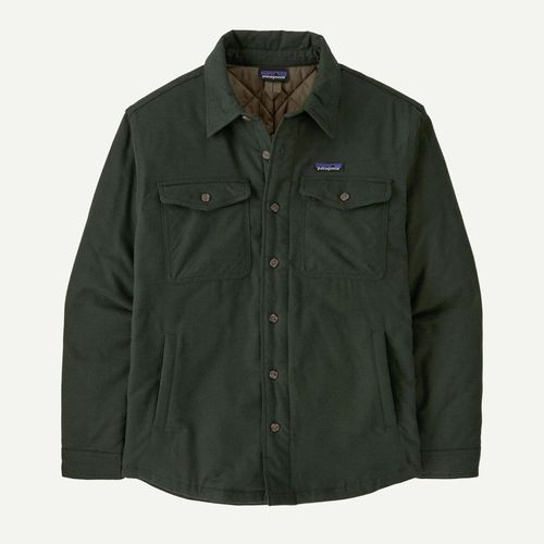 Patagonia Lightweight Insulated Fjord Flannel Shirt - Old Growth Green